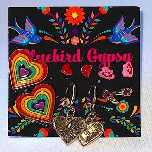 Heartfelt Pride Earring Set - 6 Pairs for Radiating Love and Expression